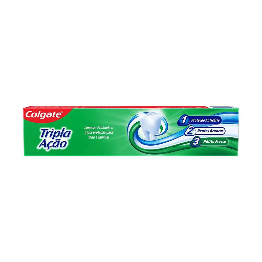 Creme Dental Colgate Tripla Ação Anticárie Menta Original 180g