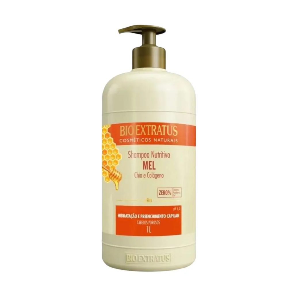 Shampoo Mel Nutritivo 1 L Bio Extratus