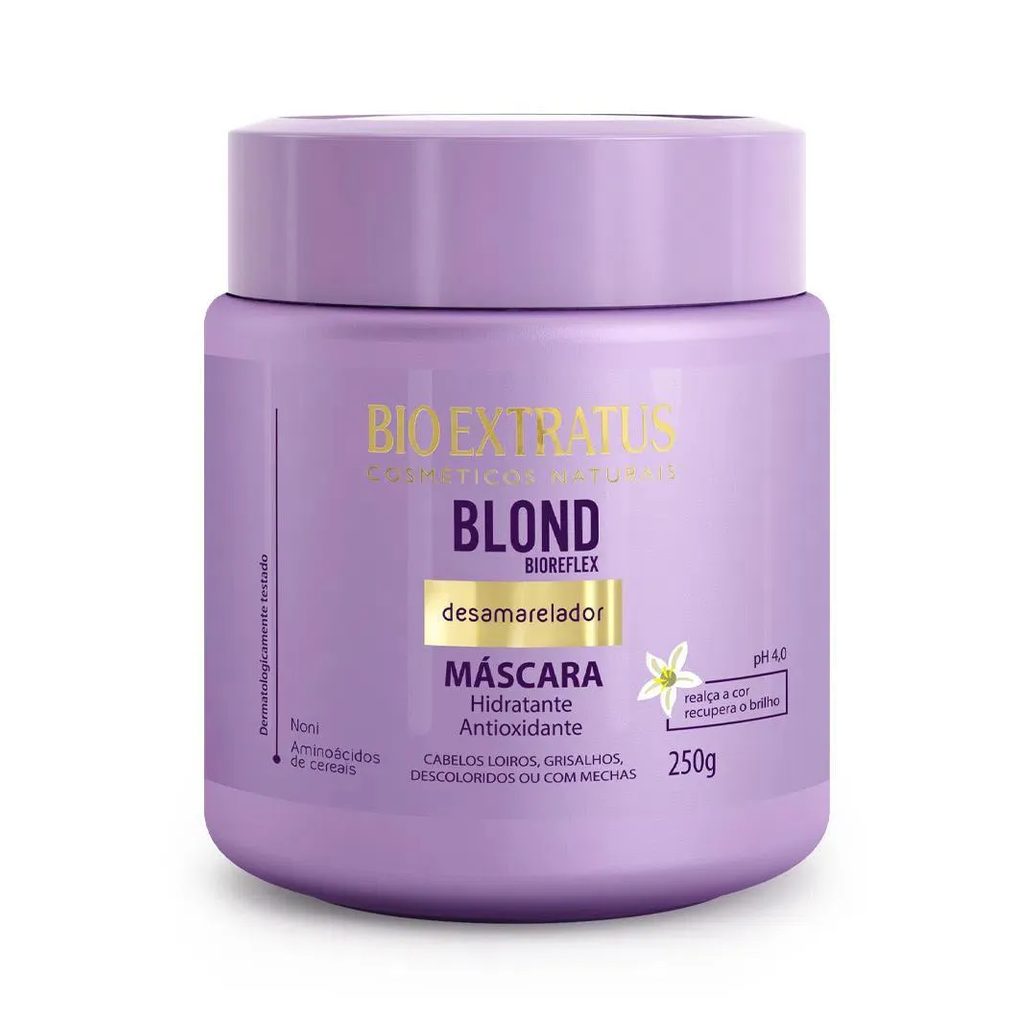 Mascara Desamarelador Blond Bioreflex 250 Ml Bio Extratus