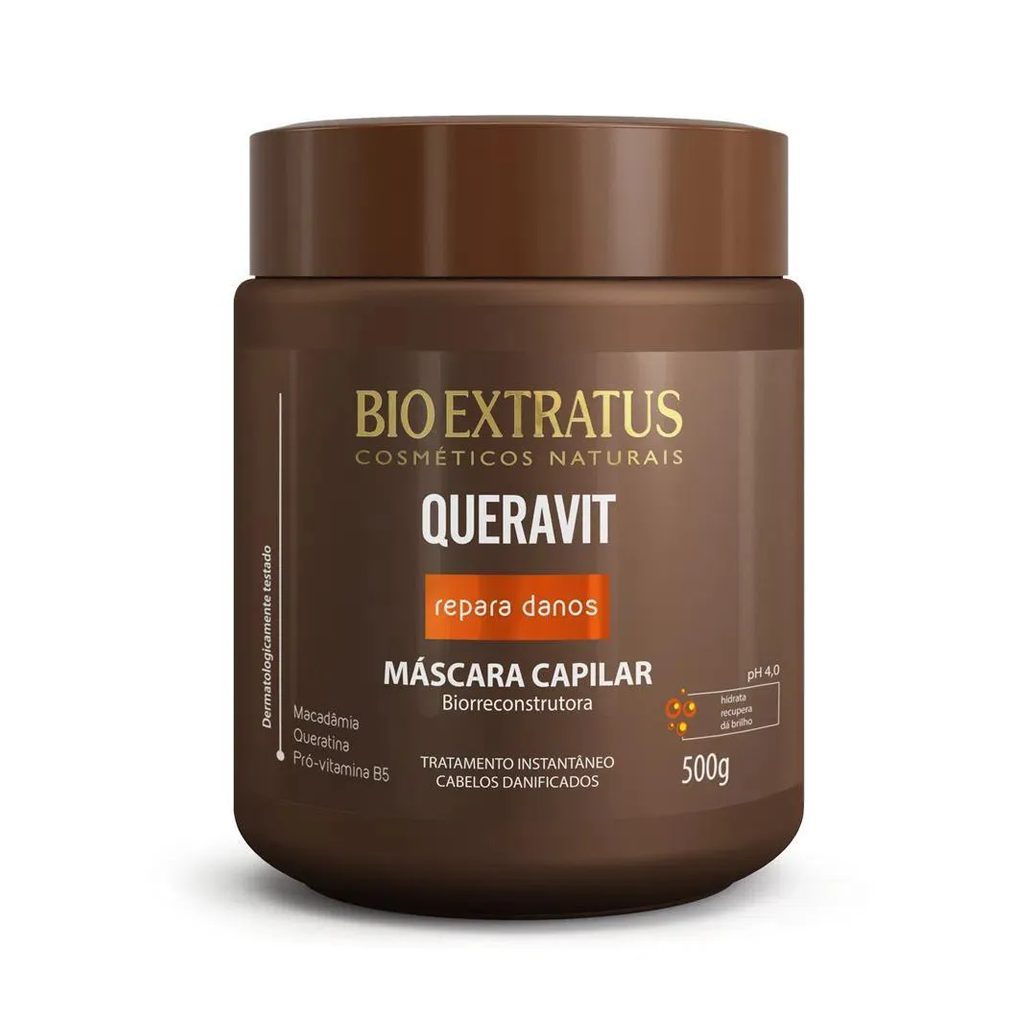 Mascara Capilar Bio Reconstrutora Queravit 500 G Bio Extratus