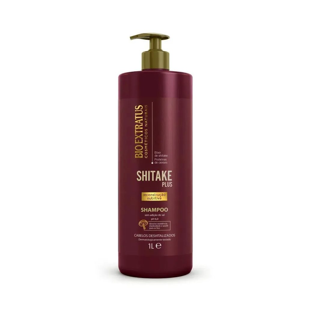 Shampoo Limpeza Nutritiva Shitake 1L Bio Extratus