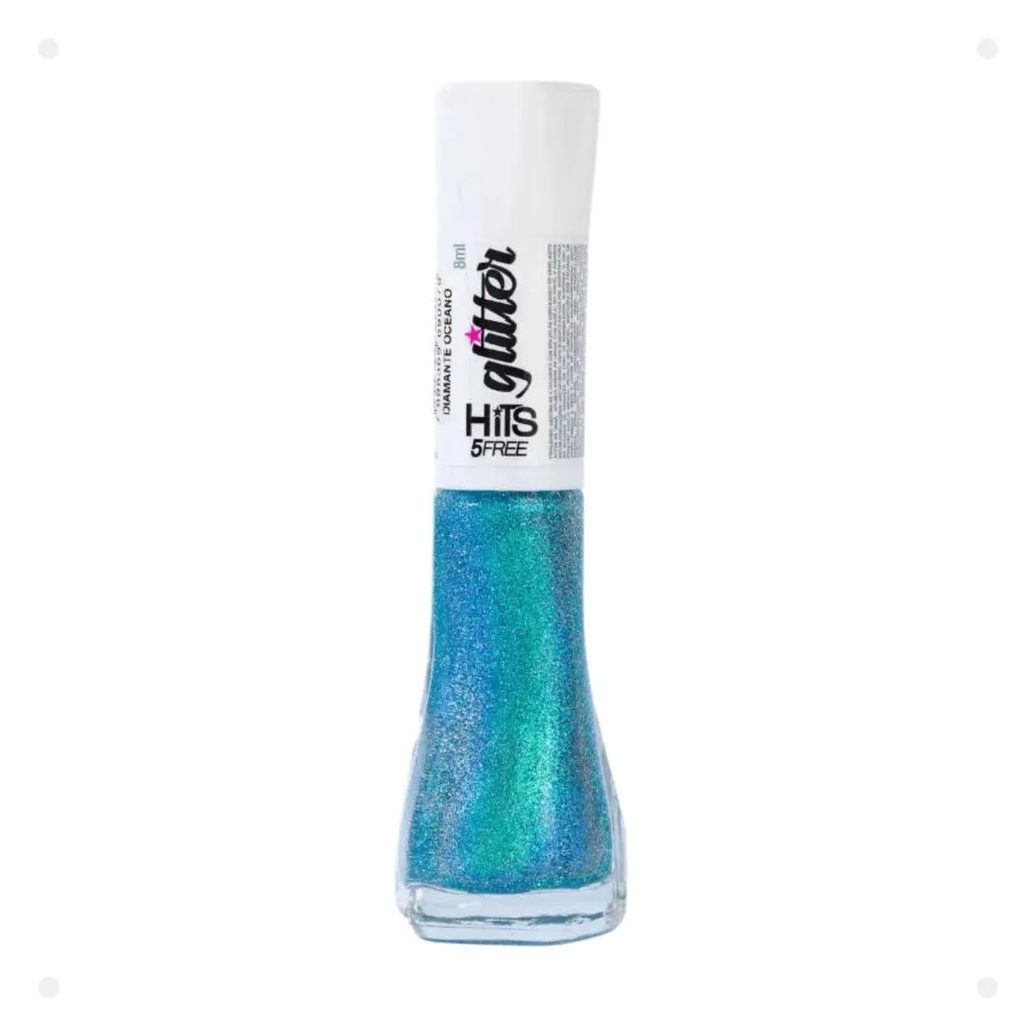 Esmalte Glitter Hits Diamante Oceano 8ml