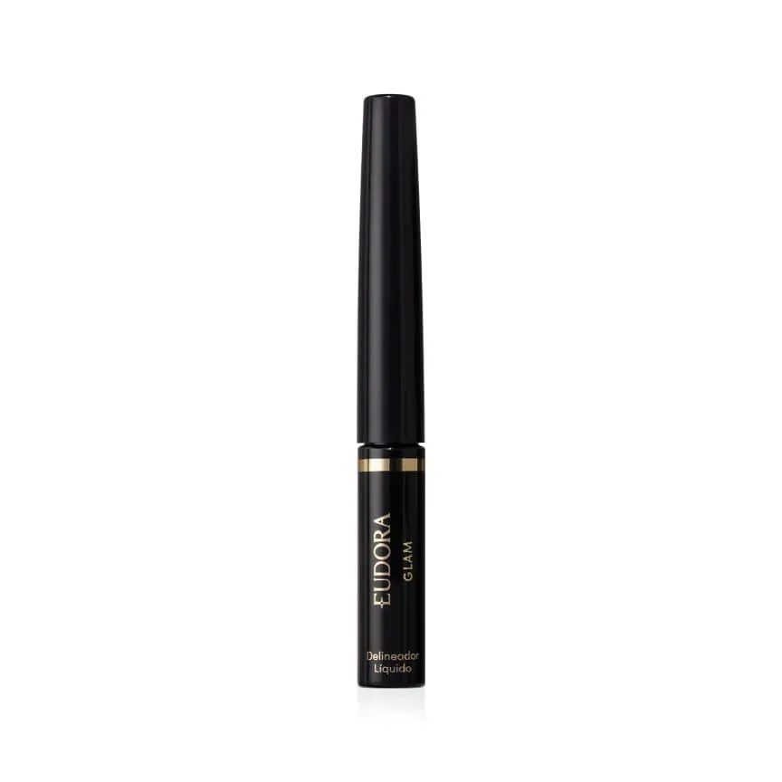 Eudora Glam Delineador Liq Preto Prova D Agua para Olhos 3ml