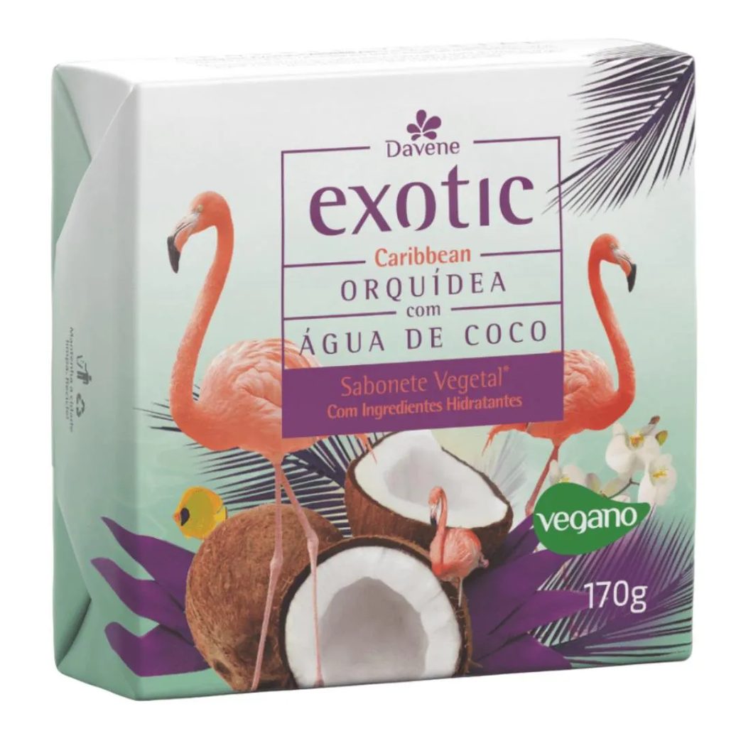 Sabonete Vegetal Hidratante Caribbean Exotic 170g Davene