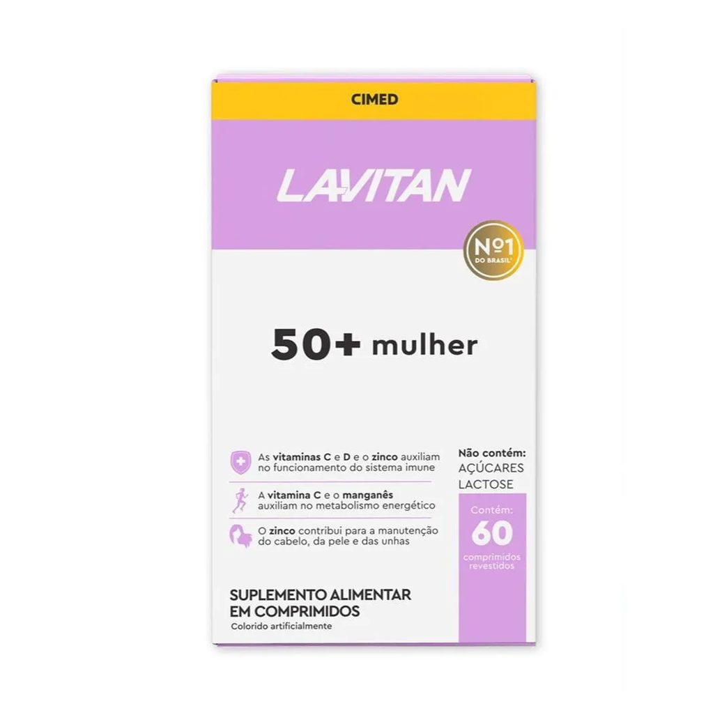 Suplemento Alimentar Lavitan 50+ Mulher 60 Comprimidos