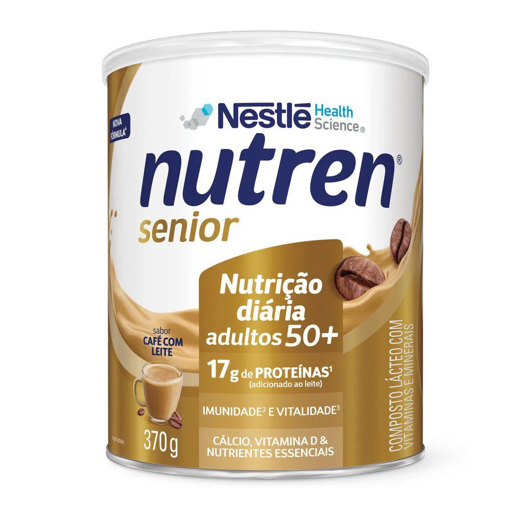 Suplemento Alimentar Nutren Sênior 50+ Café com Leite 370g