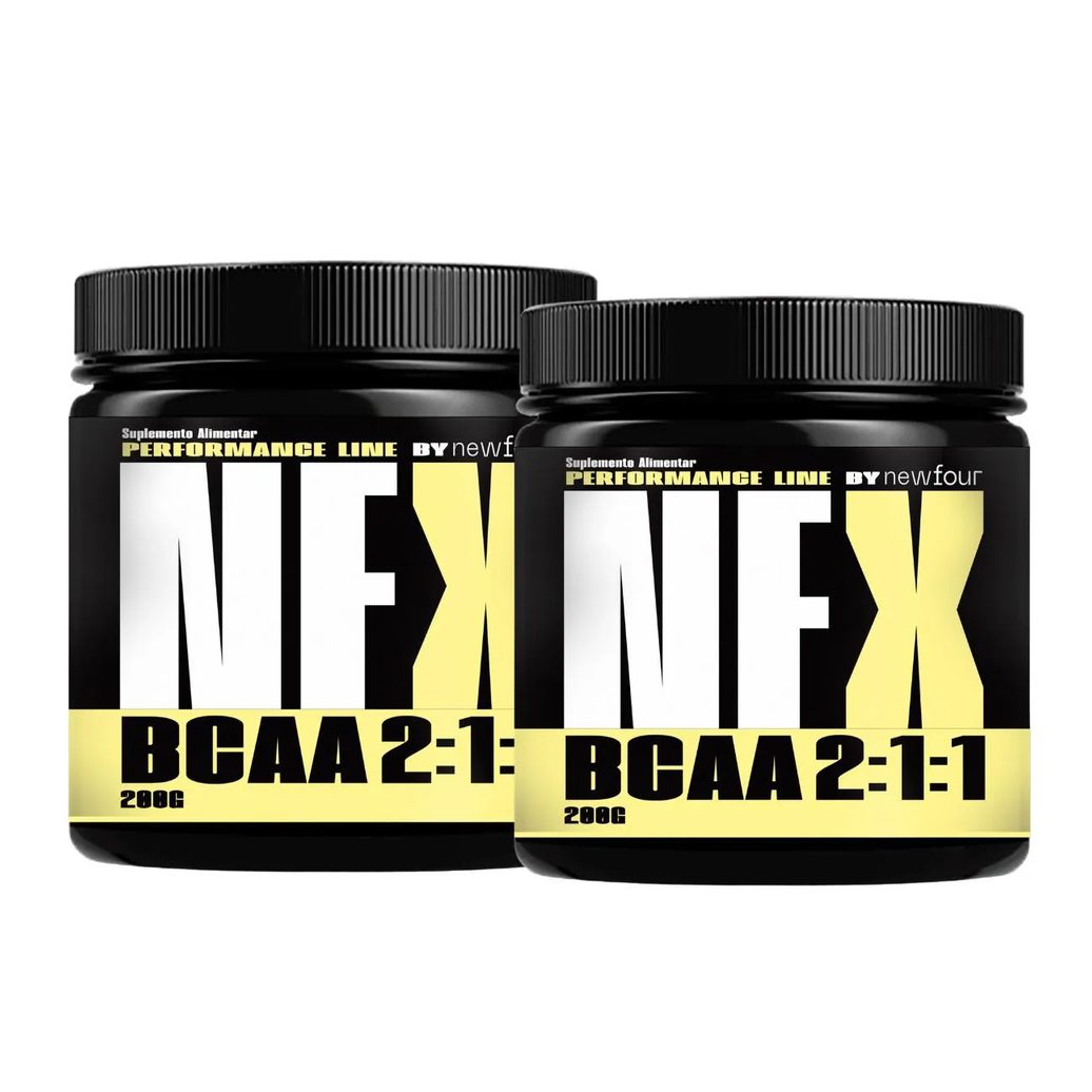 Bcaa 2:1:1 em Pó Kit com 2 Potes com Total de 400G