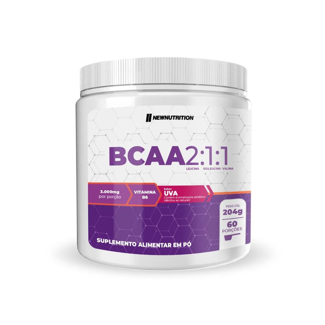 BCAA 2:1:1 Newnutrition Uva 204g