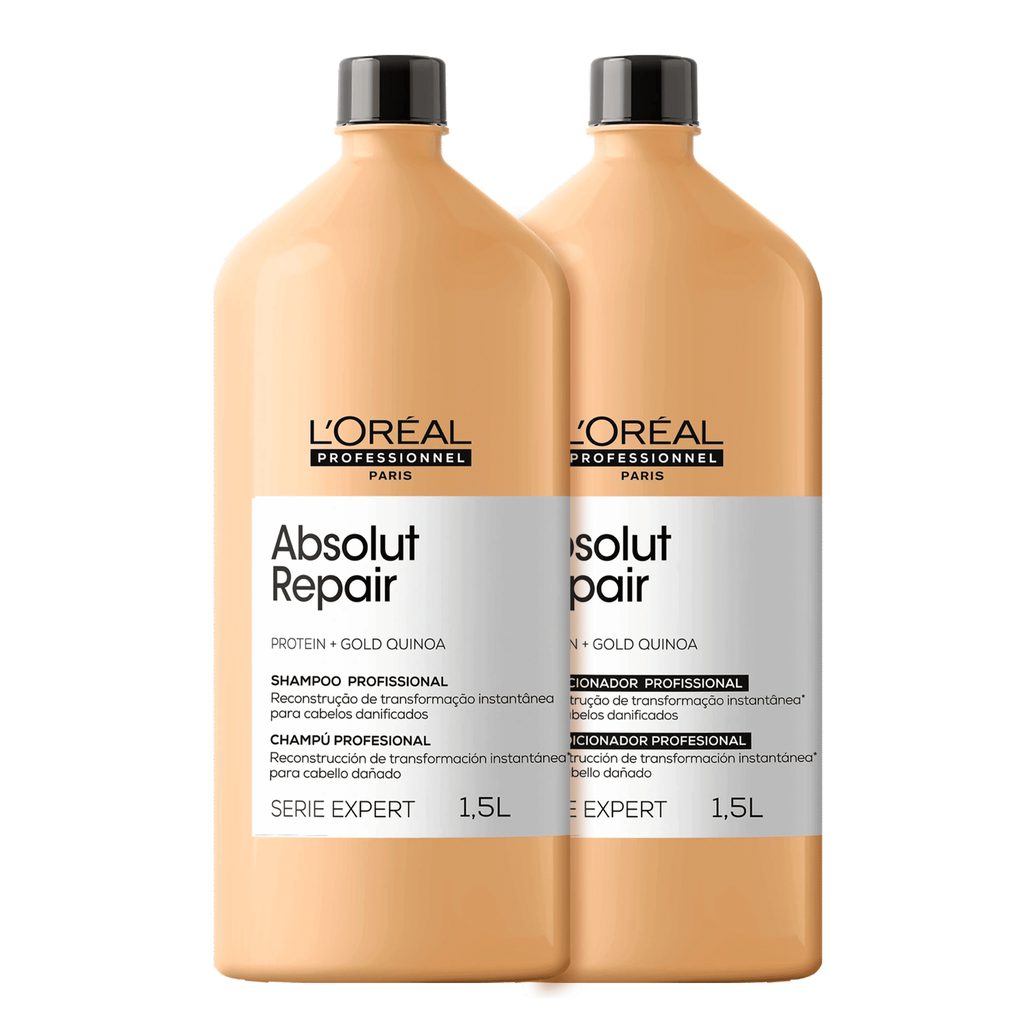 Kit L’Oréal Professionnel Serie Expert Absolut Repair Gold Quinoa + Protein Salon Duo (2 Produtos)