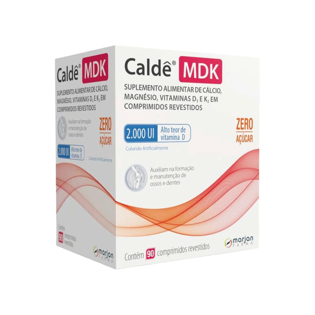 Cálcio Caldê MDK 2000UI 90 comprimidos