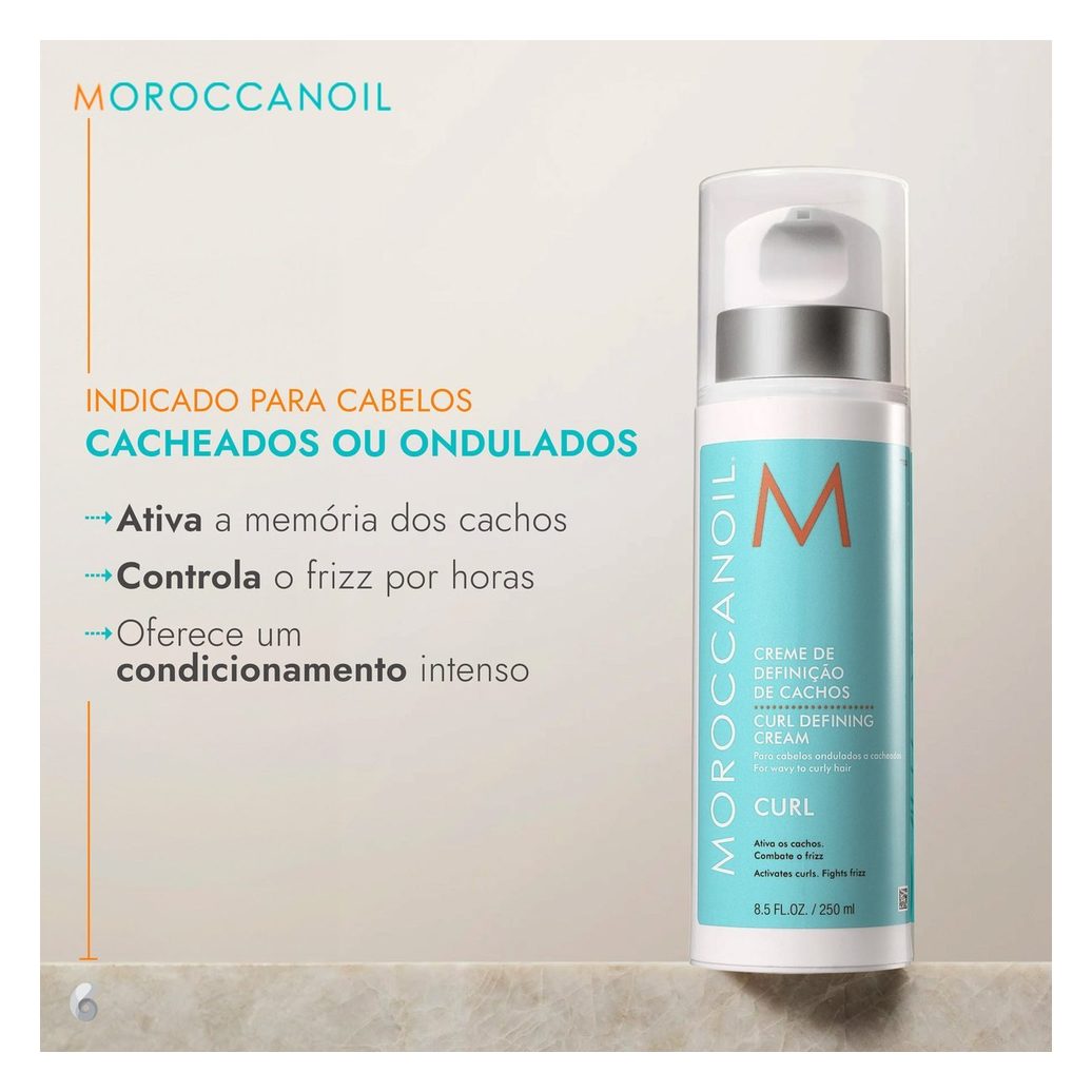 Moroccanoil Curl Defining – Creme Modelador de Cachos 250ml