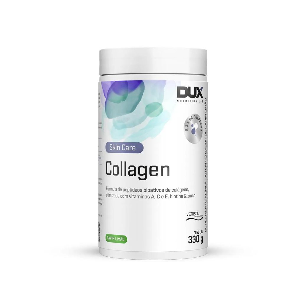 Colágeno Hidrolisado Collagen Dux Nutrition Capim Limão 330g