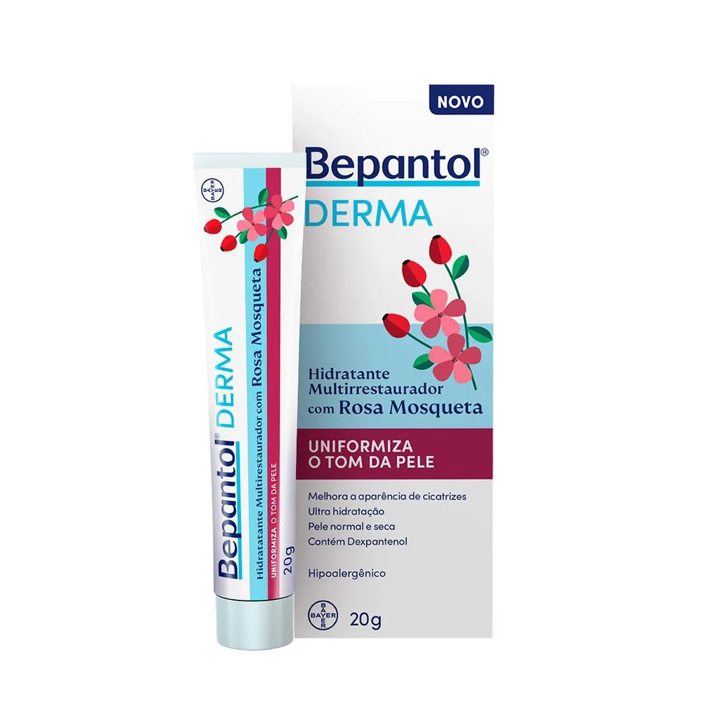 Hidratante Multirrestaurador com Rosa Mosqueta Bepantol Derma 20g