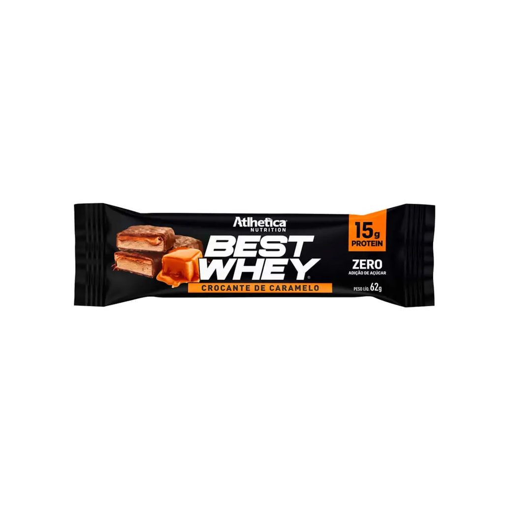 Barra De Proteina Best Whey Crocante De Caramelo 62g
