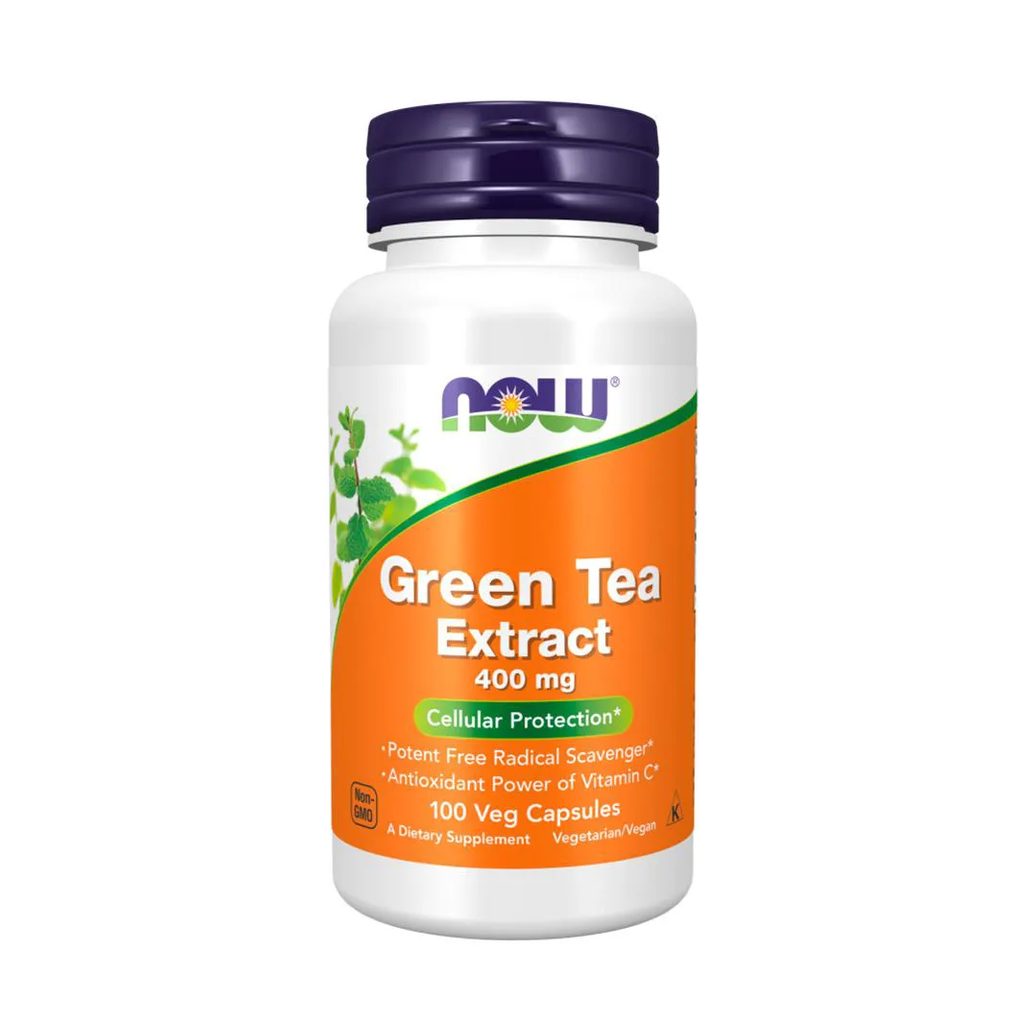Extrato Chá Verde 400Mg Now Foods 100 Cápsulas Importado