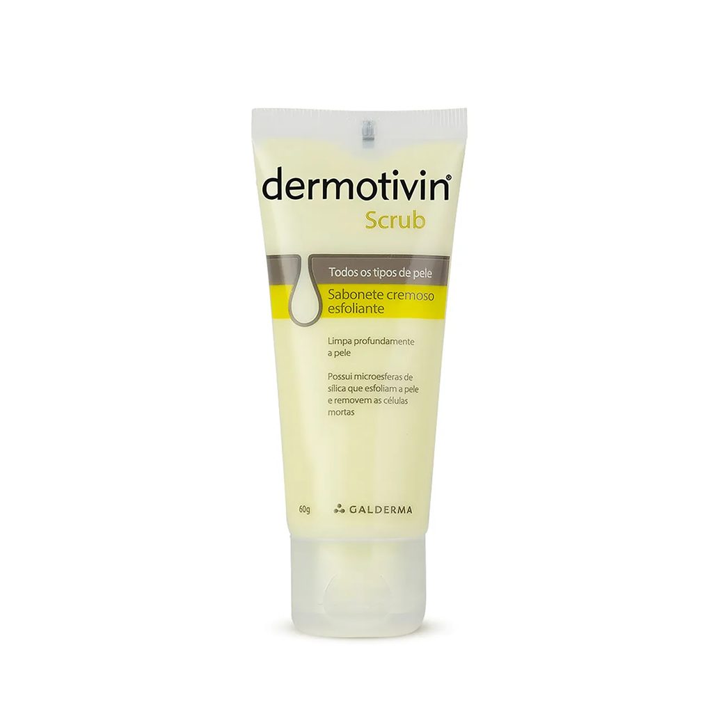 Sabonete Líquido Cremoso Esfoliante Dermotivin Scrub com 60g