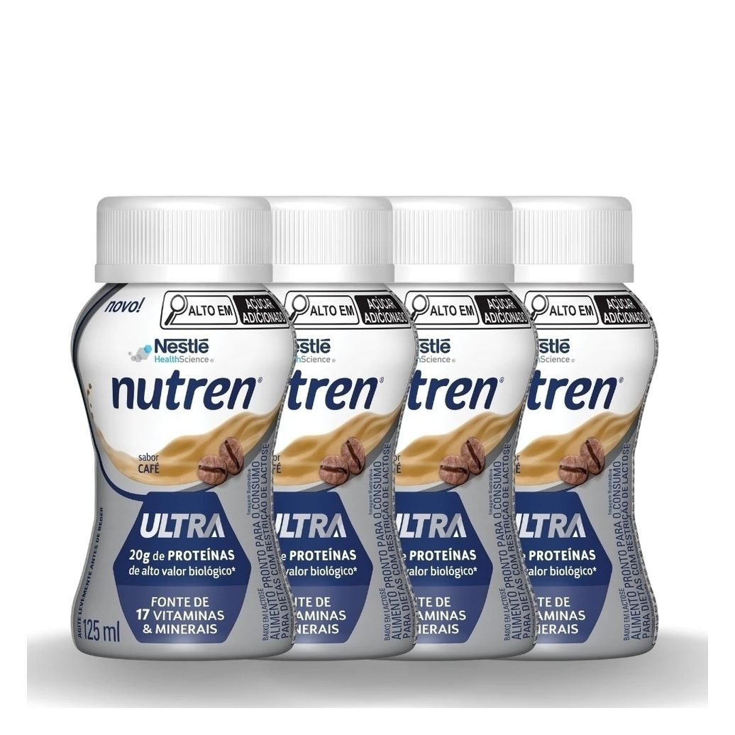 Suplemento Alimentar Nutren Ultra Cafe 125 Ml 4 Unidades