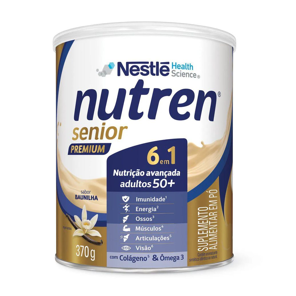 Suplemento Alimentar Nutren Senior Premium Sabor Baunilha 370g