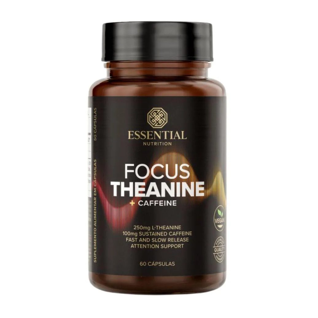 Focus Theanine + Caffeine 60 cápsulas Essential
