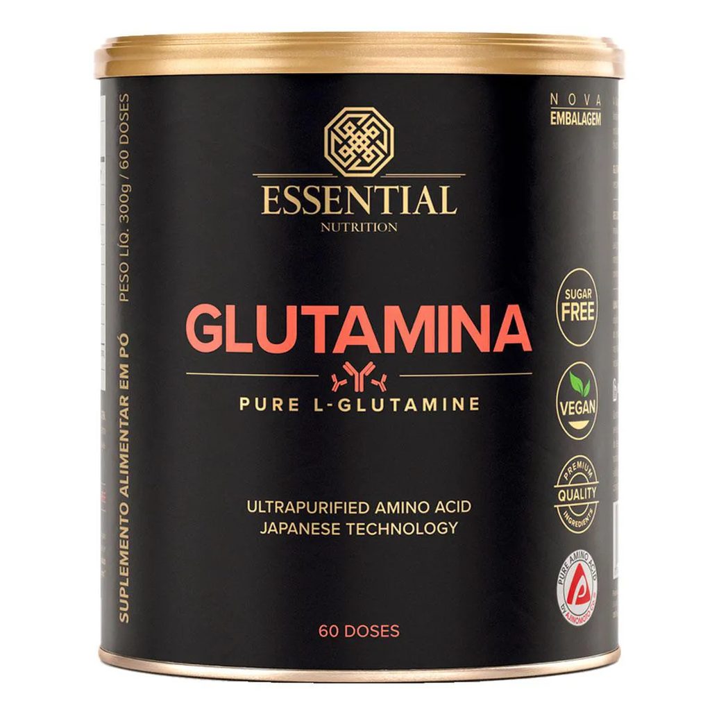 Glutamina 100% Pura – Lata 300g – Essential Nutrition