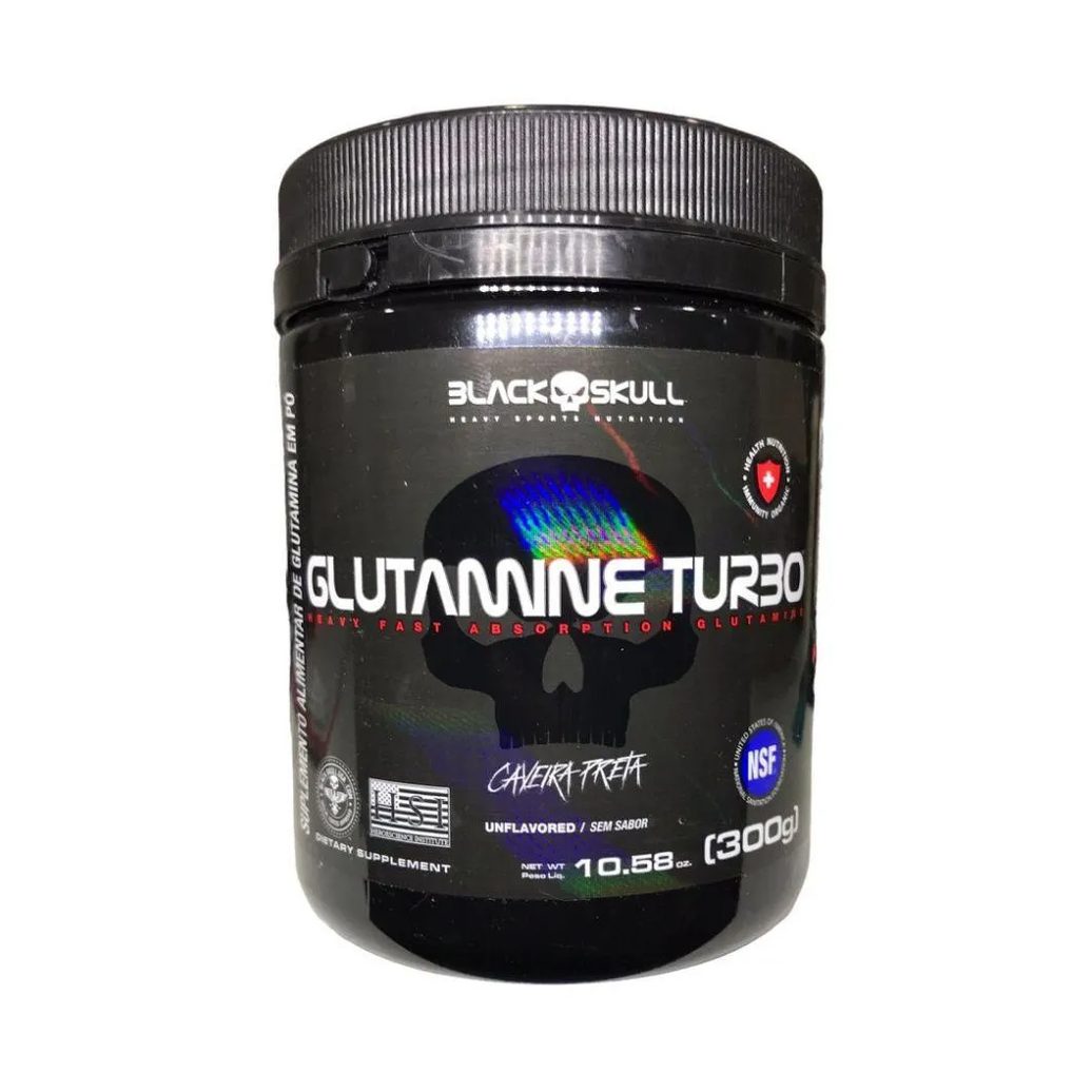 Glutamina Black Skull Turbo 300g