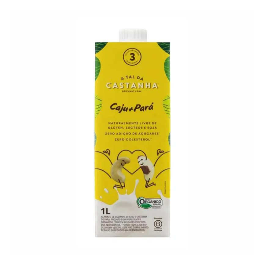 Kit 3x: Leite Vegetal Caju + Pará a Tal da Castanha 1l