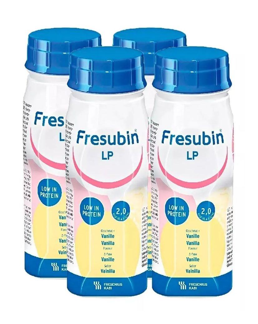 Kit 4 Fresubin Lp Baunilha 200ml