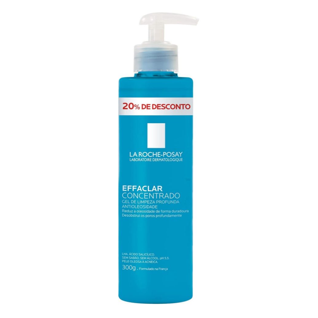 Gel de Limpeza Facial La Roche-Posay Effaclar Concentrado Antioleosidade 300g