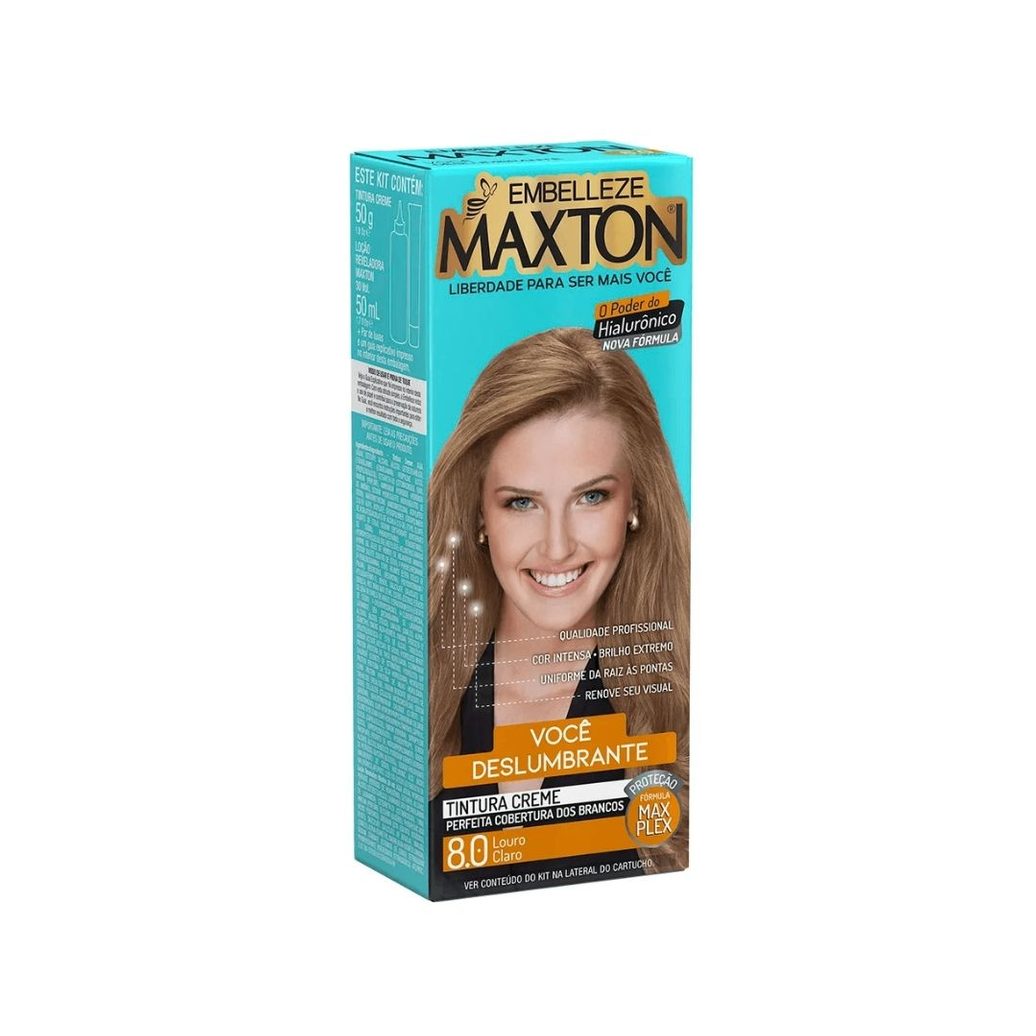Tintura Maxton louro claro 8.0