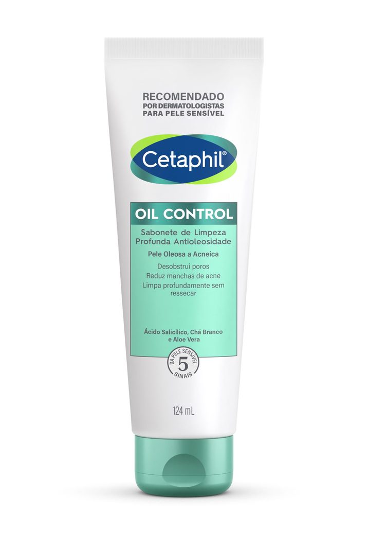 Sabonete Facial Cetaphil Oil Control Limpeza Profunda Anti Oleosidade 124ml