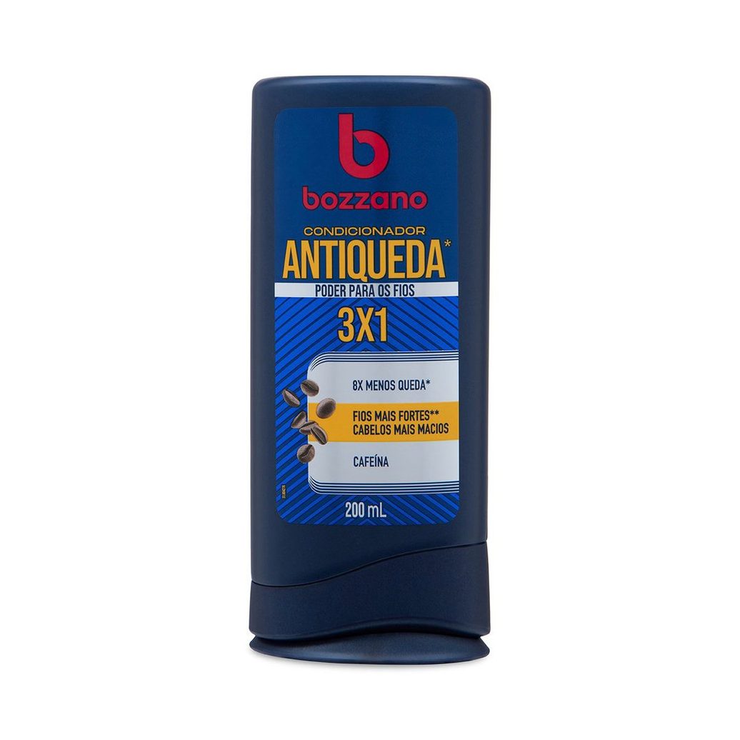 Condicionador Bozzano Antiqueda 3 x 1 Cafeína 200ml