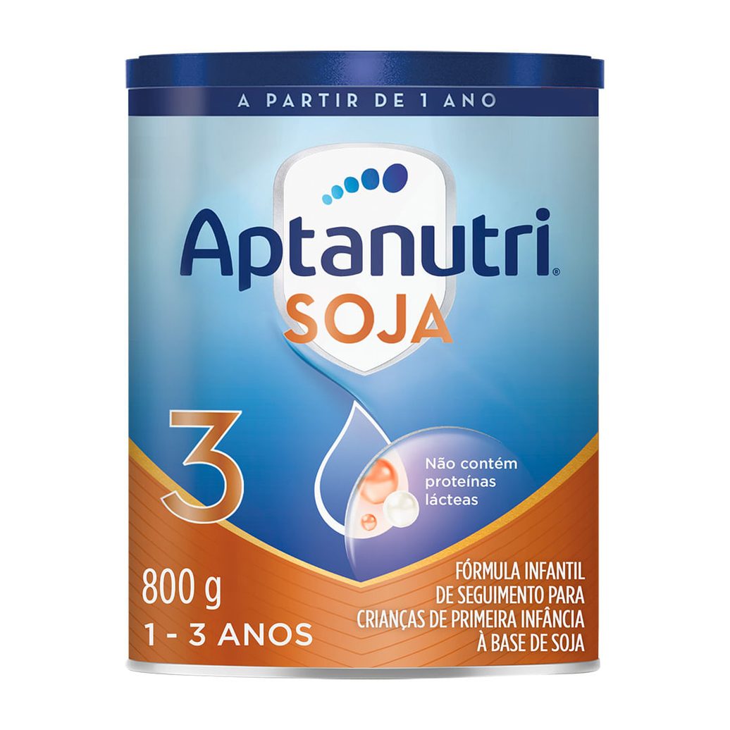 Fórmula Infantil Aptanutri Soja 3 Sem Lactose de 1 a 3 anos 800g