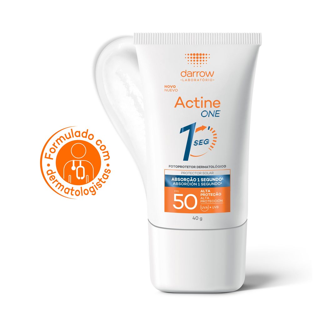 Protetor Solar Facial Actine One FPS50 Sem Cor 40g