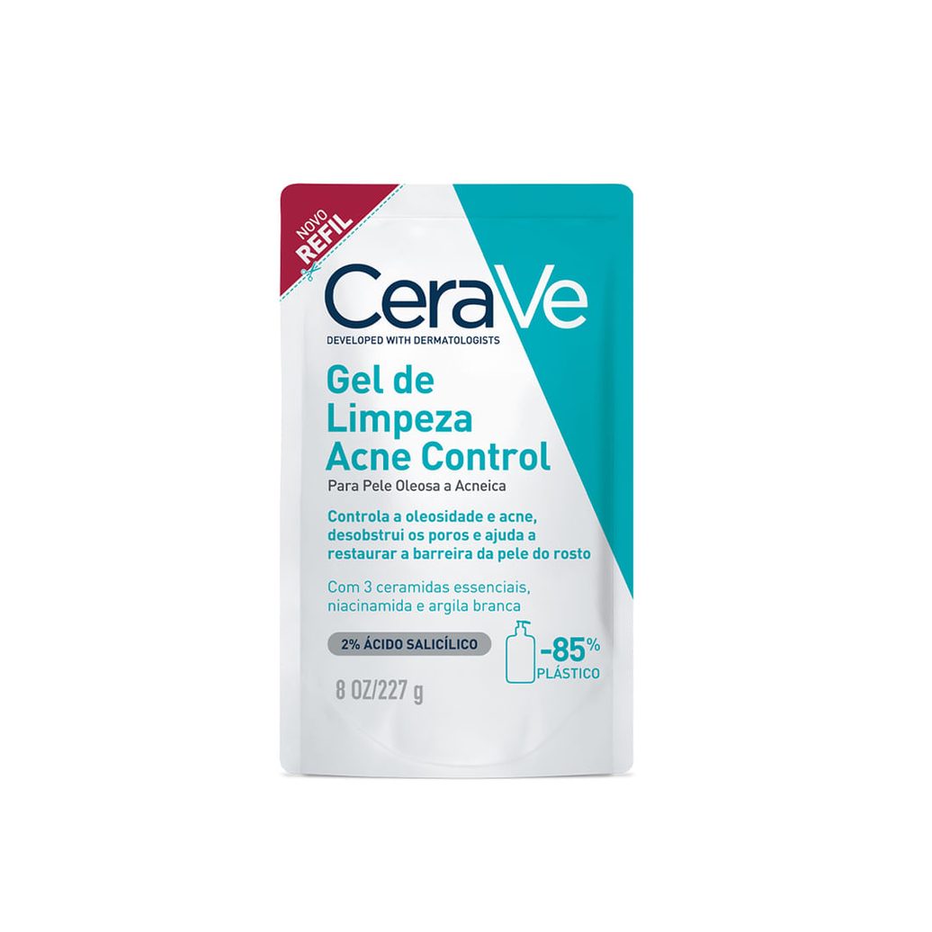 Gel de Limpeza Facial CeraVe Acne Control 227g