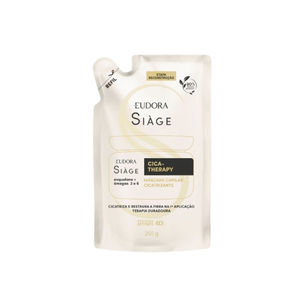 Máscara Capilar Eudora Siàge Cica-Therapy Cicatrizante Refil 250g