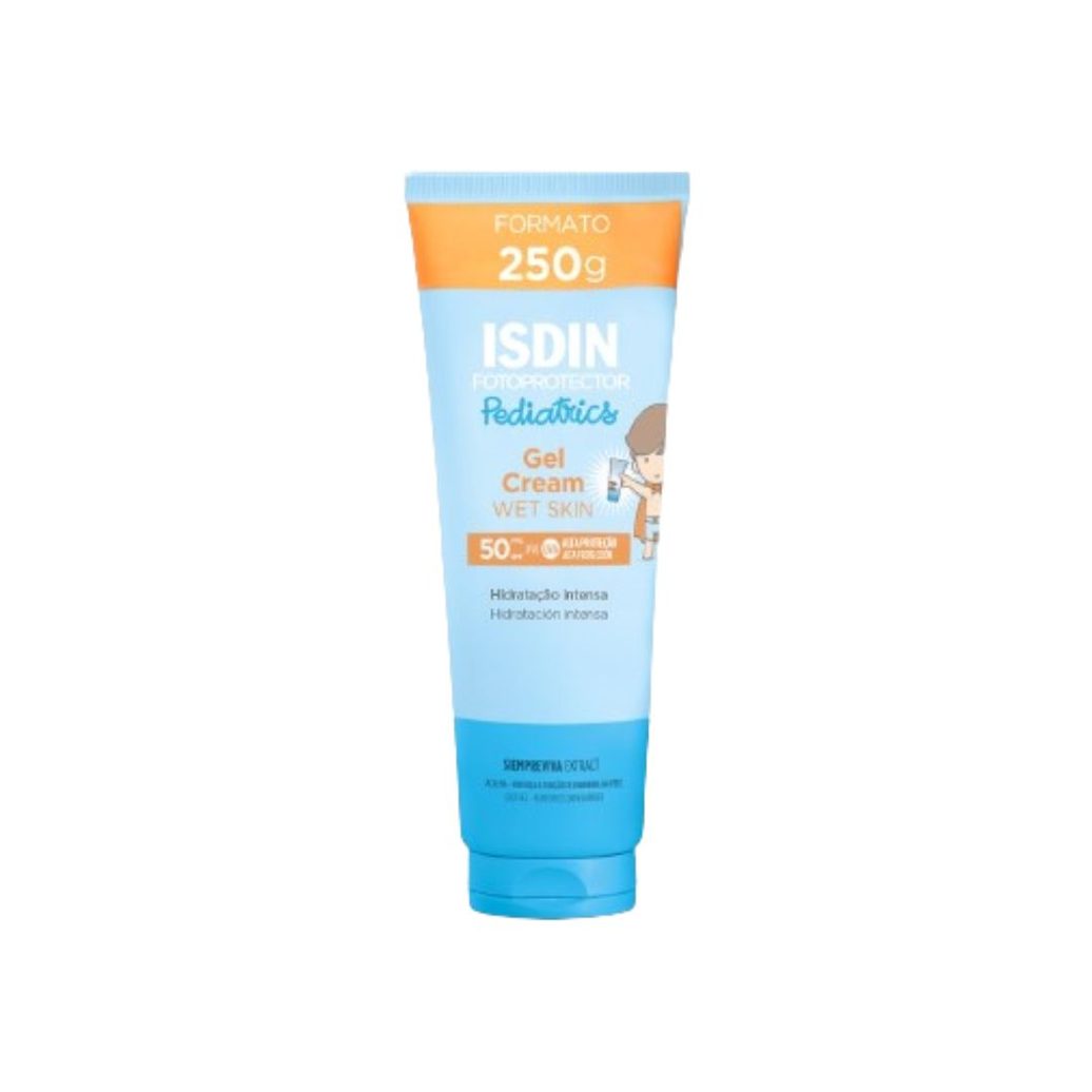 Protetor Solar ISDIN Pediatrics Gel Cream FPS50 Wet Skin 250g