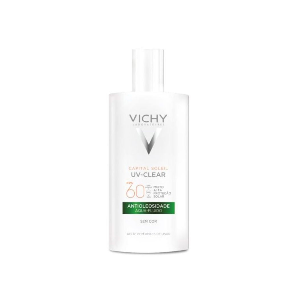 Protetor Solar Facial Vichy Capital Soleil UV-Clear FPS60 Antioleosidade Sem Cor 40g