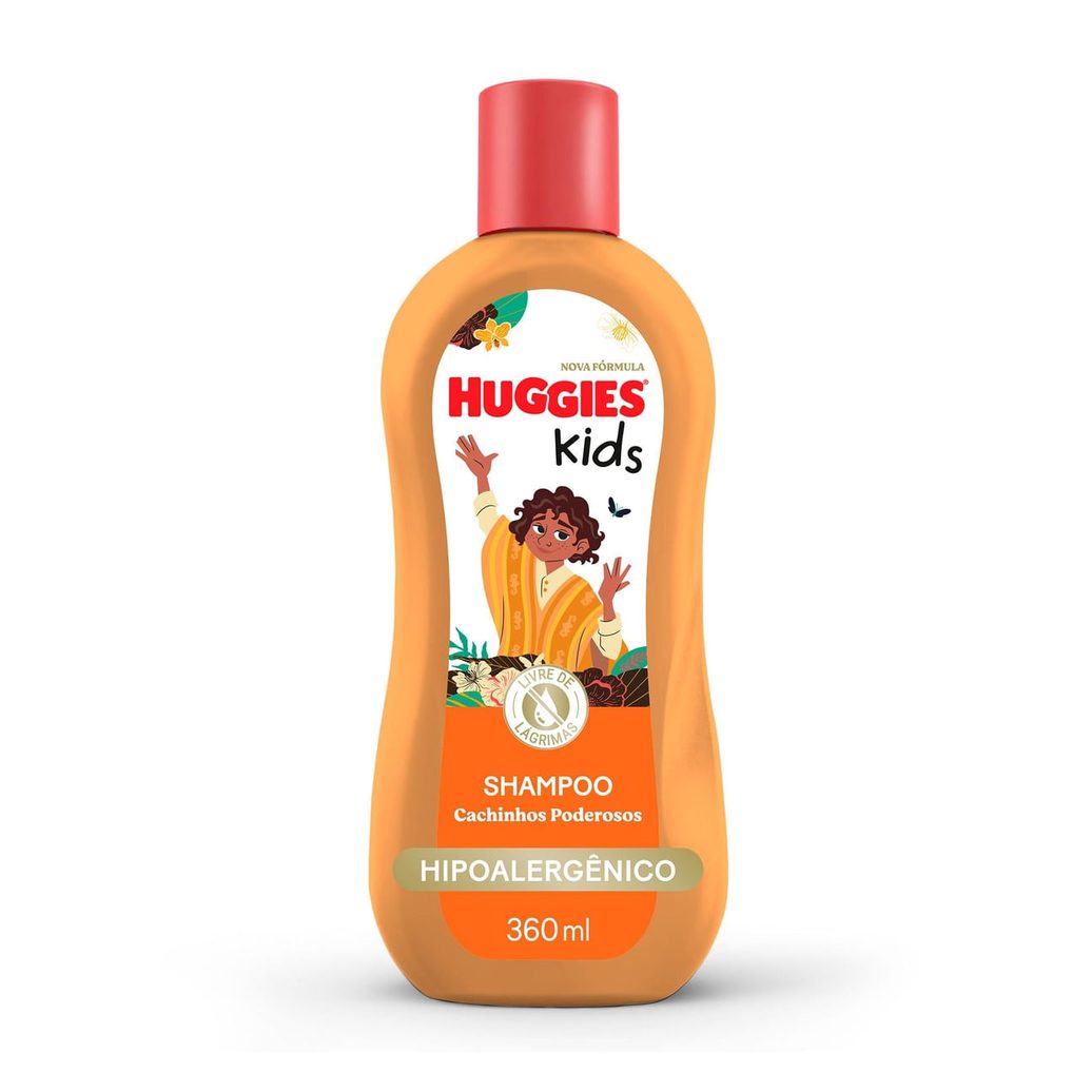 Shampoo Infantil Huggies Kids Cachinhos Poderosos 360ml