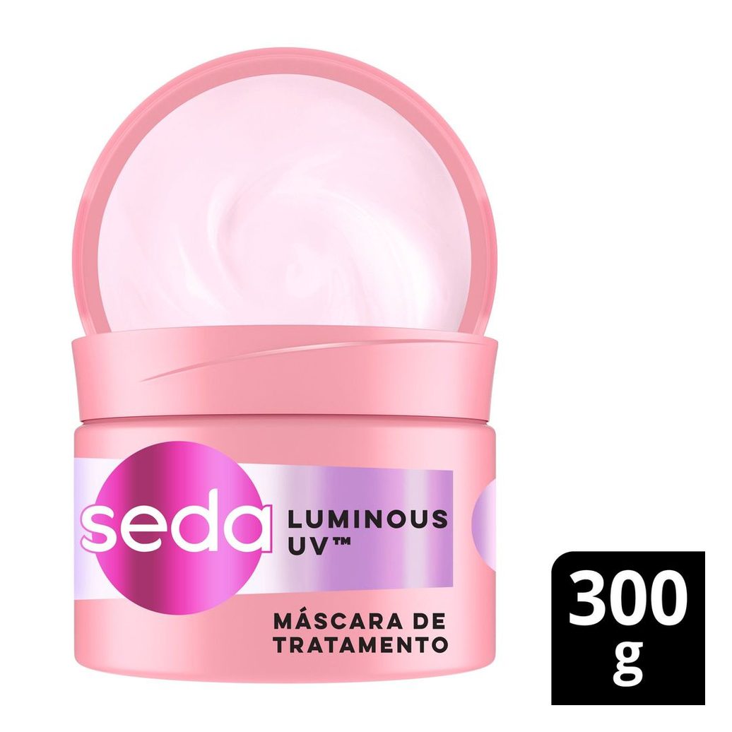 Máscara Capilar Seda Luminous UV Glycol + Vita C 300g