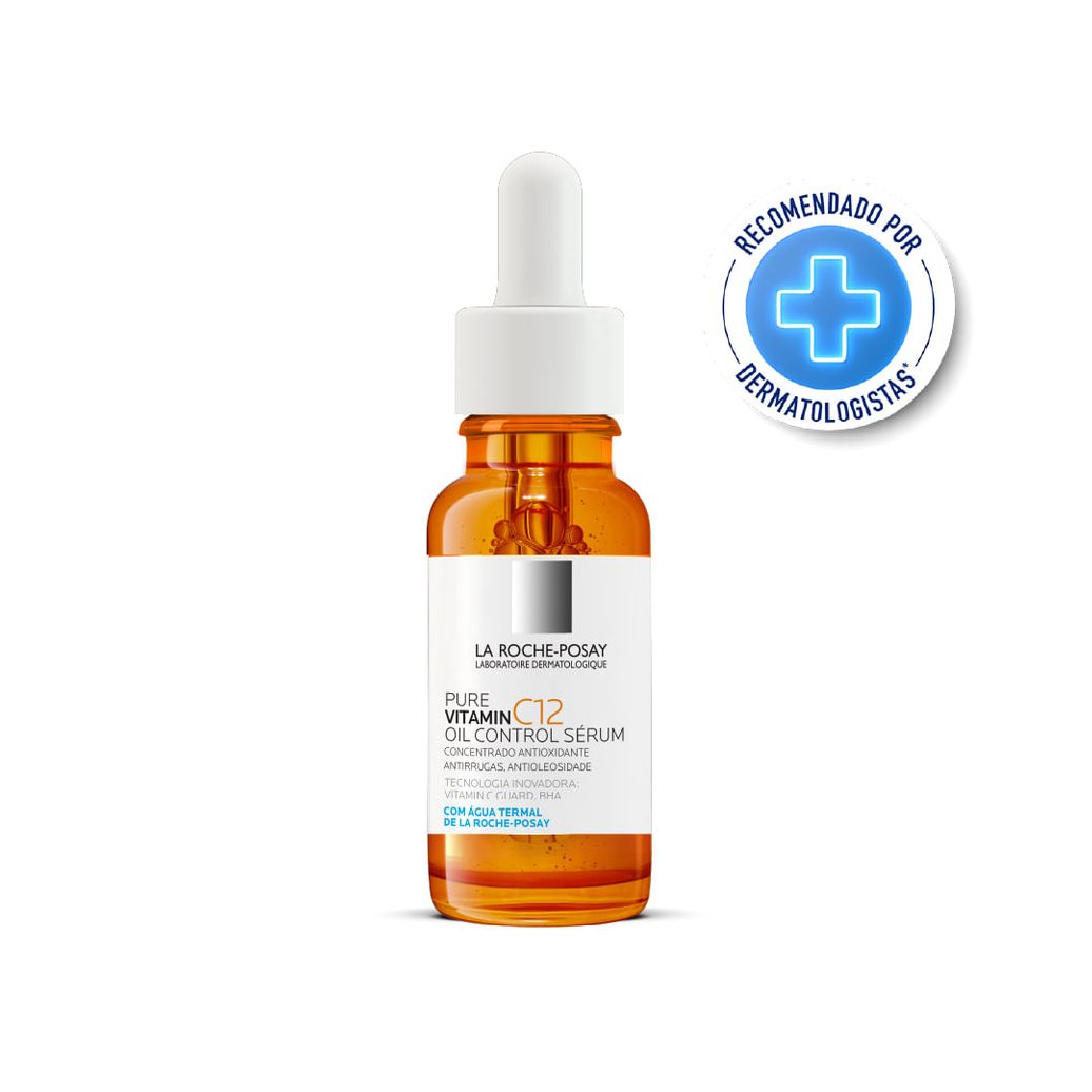 Sérum La Roche-Posay Pure Vitamin C12 Oil Control Antirrugas 15ml