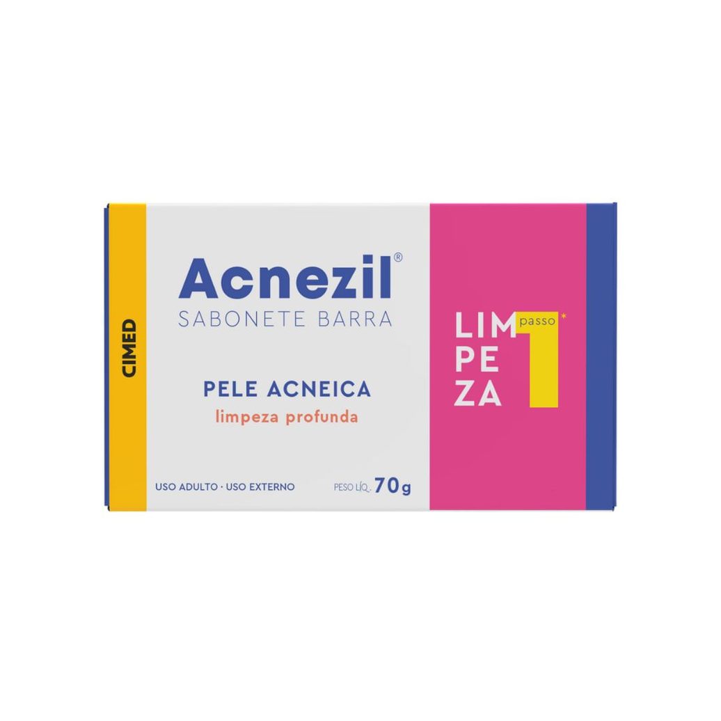 Sabonete em Barra Facial Acnezil Limpeza Profunda 70g