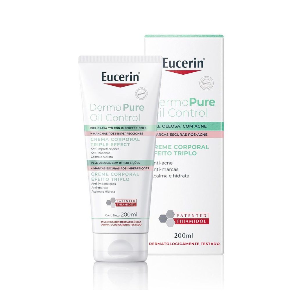 Creme Corporal Eucerin DermoPure Oil Control Efeito Triplo 200ml