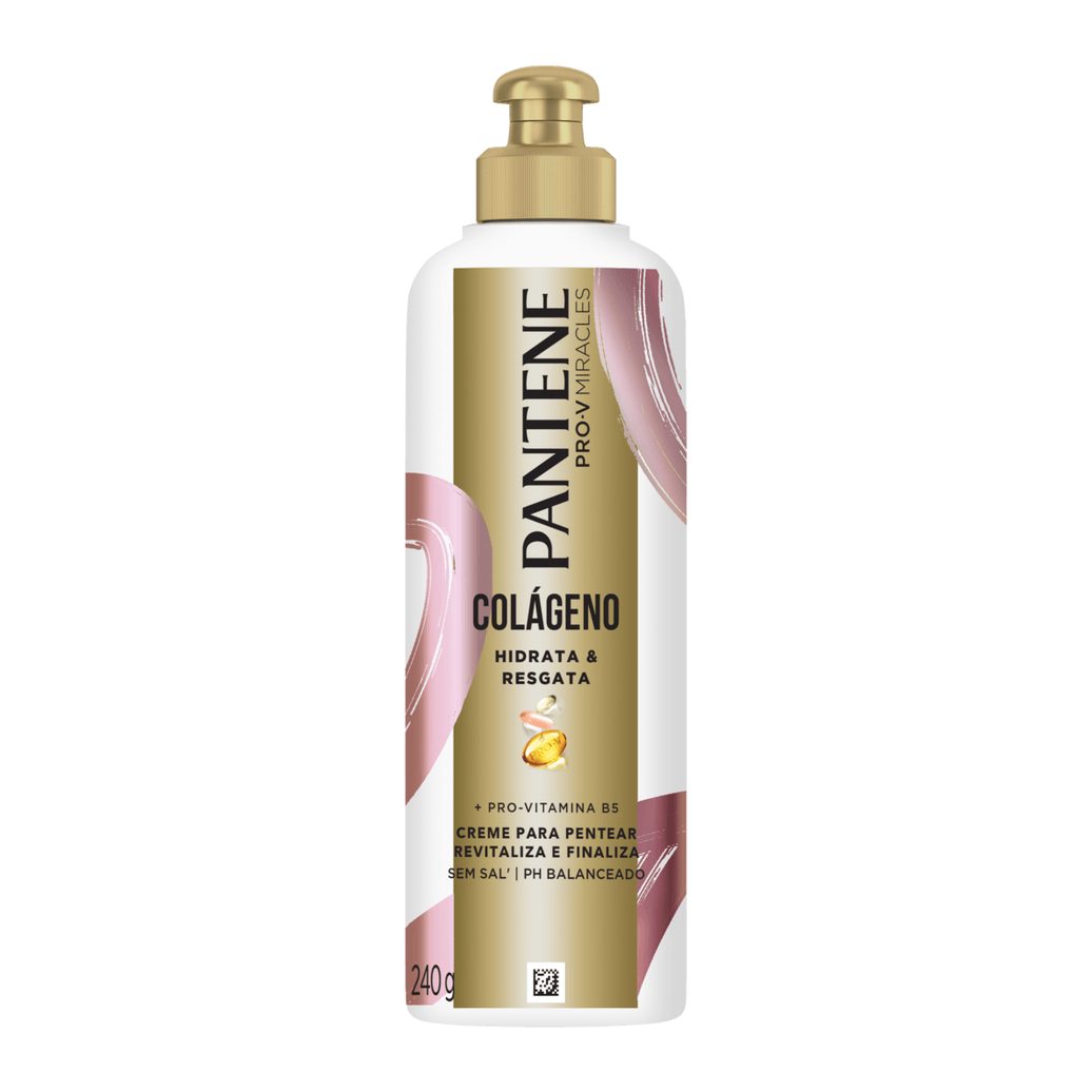 Creme de Pentear Pantene Pro-V Colágeno Hidrata & Resgata 240g