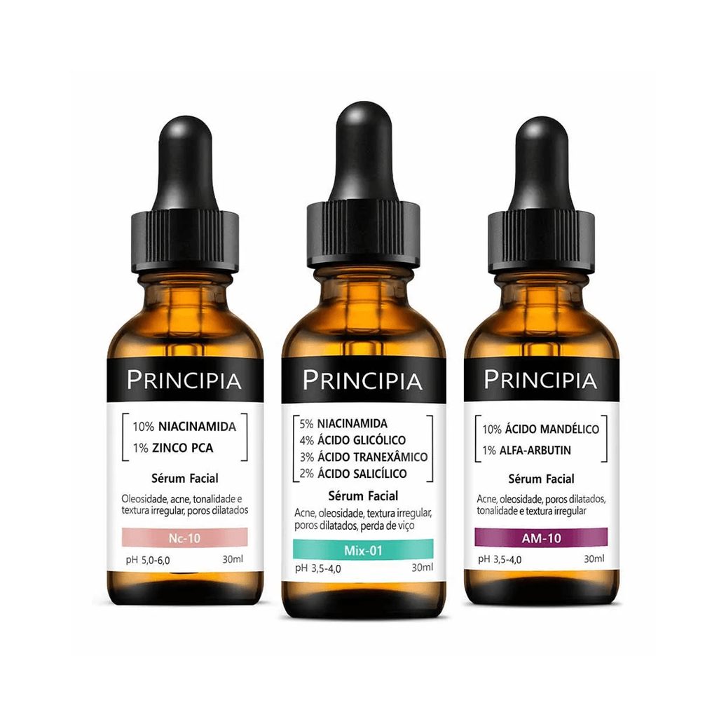 Kit Serúns Principia - Trio Antiacne Nc-10 + Mix-01 + Am-10