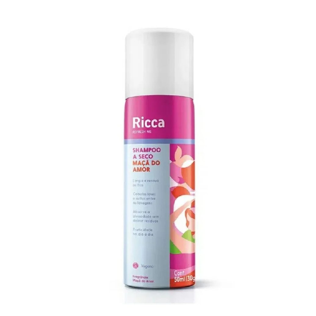 Shampoo Ricca A Seco Maçã Do Amor 50ml