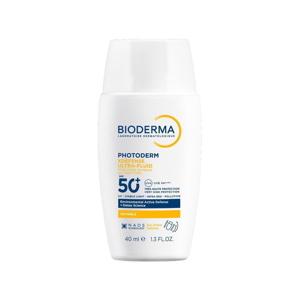 Protetor Solar Facial Bioderma Invisible Fps60 Photoderm Xdefense Ultra-Fluid 40ml