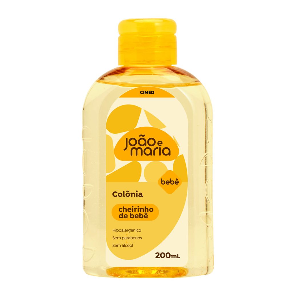 Colônia Cheirinho De Bebê João E Maria 200ml