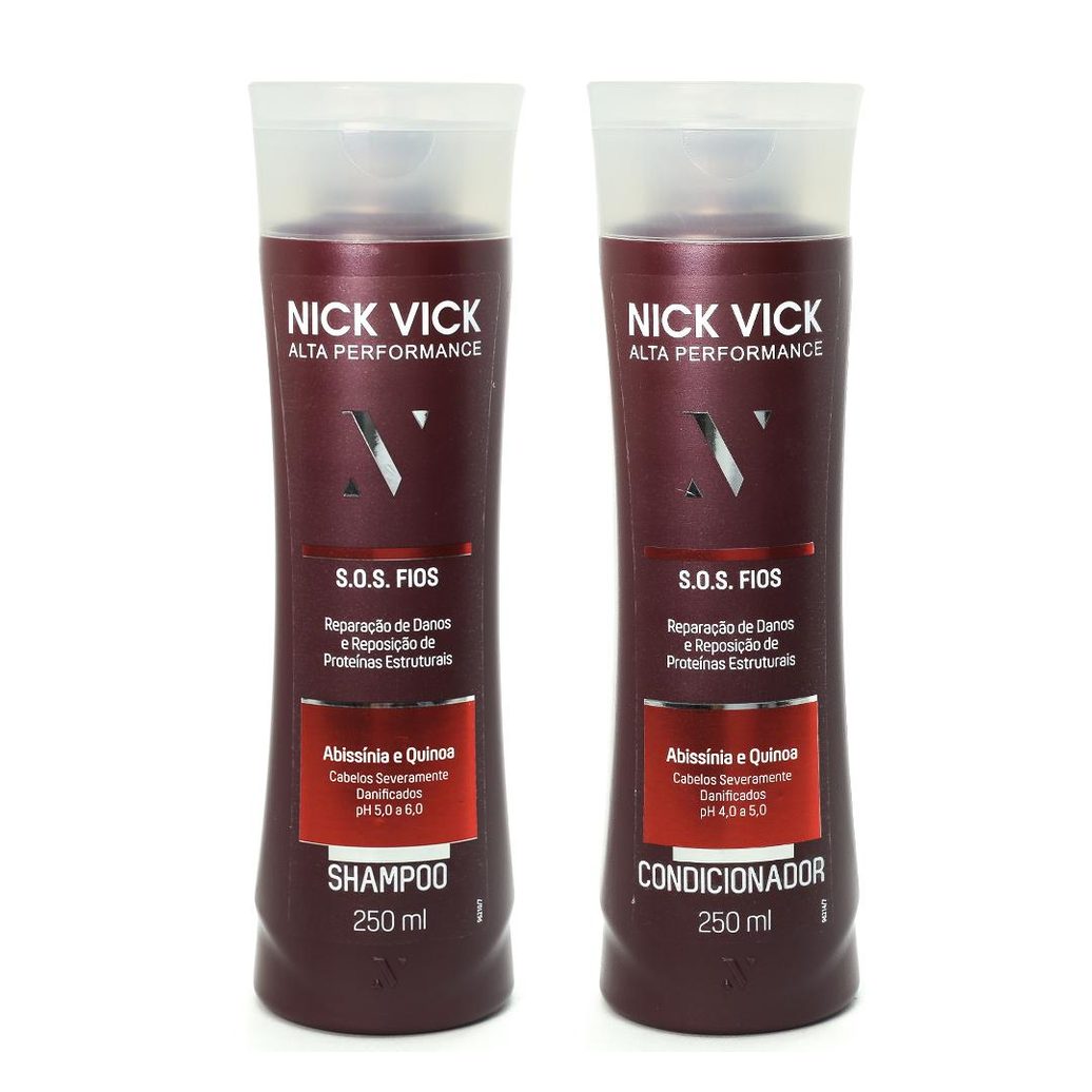 Kit Nick Vick SOS - Shampoo - Condicionador