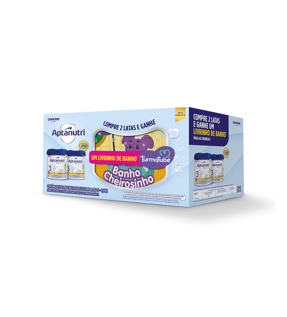 Pack Aptanutri Profutura 800g Cada + Brinde Livrinho De Banho