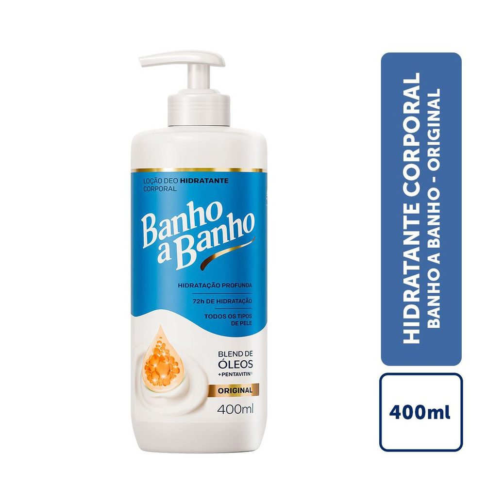 Deo-Hidratante Loção Banho A Banho Original Blend De Óleos E Pentavitin 400ml